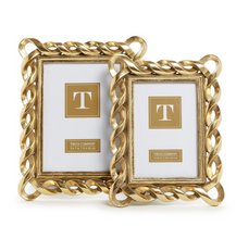 Load image into Gallery viewer, Gold Ribbon Picture Frame (2 Sizes)
