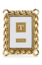 Load image into Gallery viewer, Gold Ribbon Picture Frame (2 Sizes)
