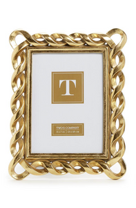 Gold Ribbon Picture Frame (2 Sizes)