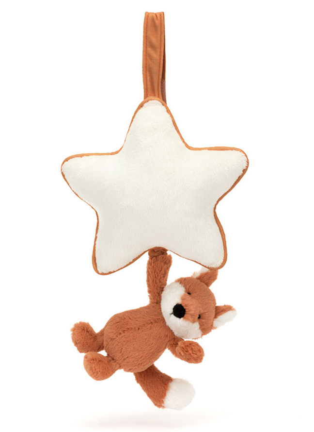 Jellycat Musical Pull, Bashful Fox