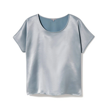 Load image into Gallery viewer, PJ Harlow Roxxy Satin Boxy Tee (3 Colors)
