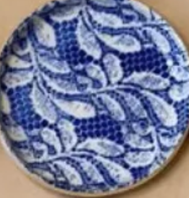 Terrafirma Ceramics Canape Plates,  Cobalt