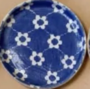 Terrafirma Ceramics Canape Plates,  Cobalt