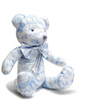 Load image into Gallery viewer, Toile Teddy Bear (Pink, Blue)
