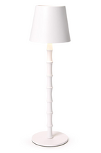 Load image into Gallery viewer, Cordless Bamboo Table Lamp,  Gold or White
