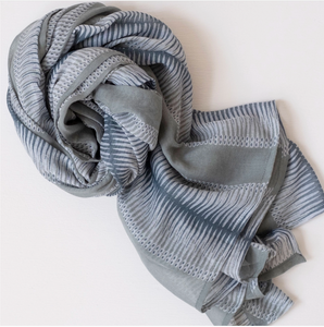 Hand Block Printed Scarves, 6 Colors