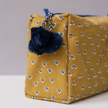 Load image into Gallery viewer, Hand Block Printed Toiletry Bag, 4 Patterns
