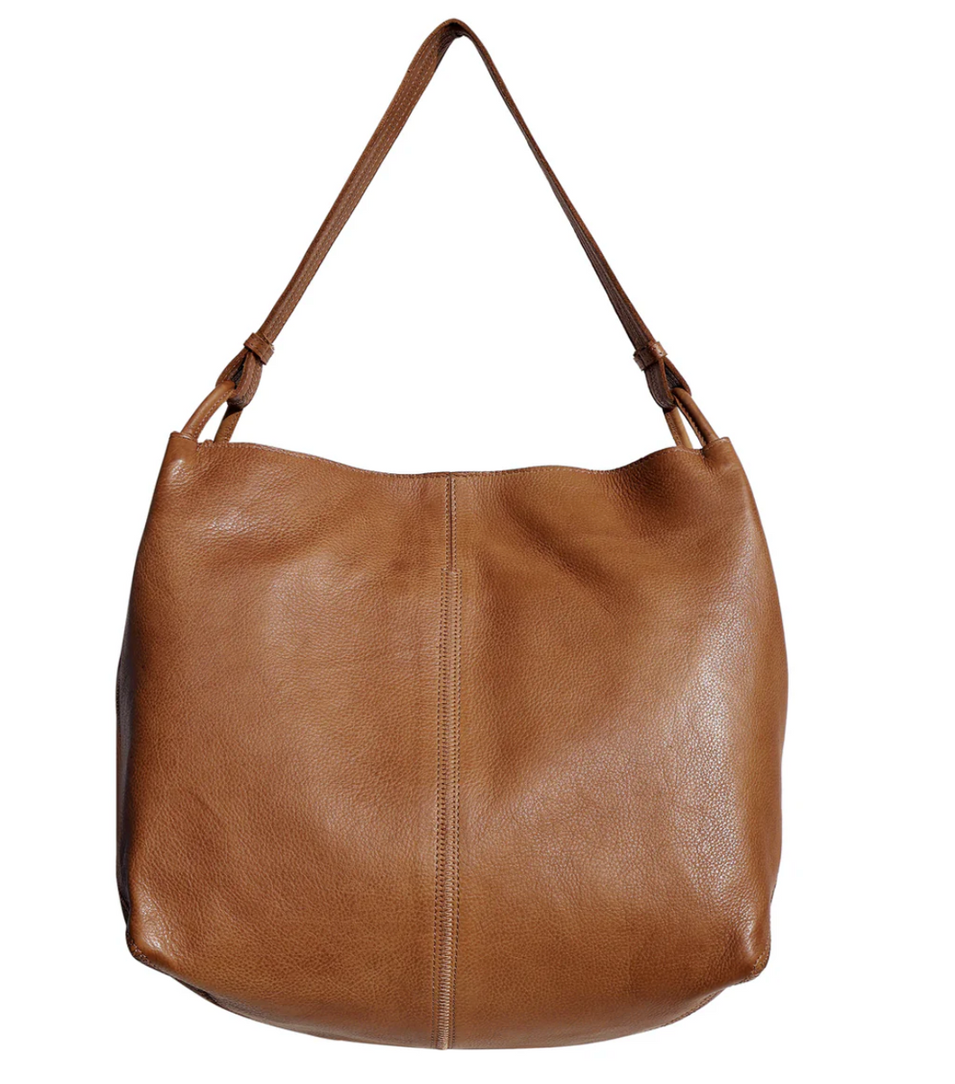 Lyons Tote Bag (Black, Cognac)