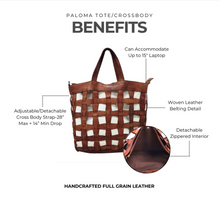 Load image into Gallery viewer, Paloma Tote Crossbody
