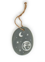 Load image into Gallery viewer, Oval Porcelain Quote Ornament  (10 Styles)
