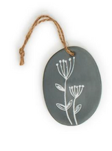Load image into Gallery viewer, Oval Porcelain Quote Ornament  (10 Styles)
