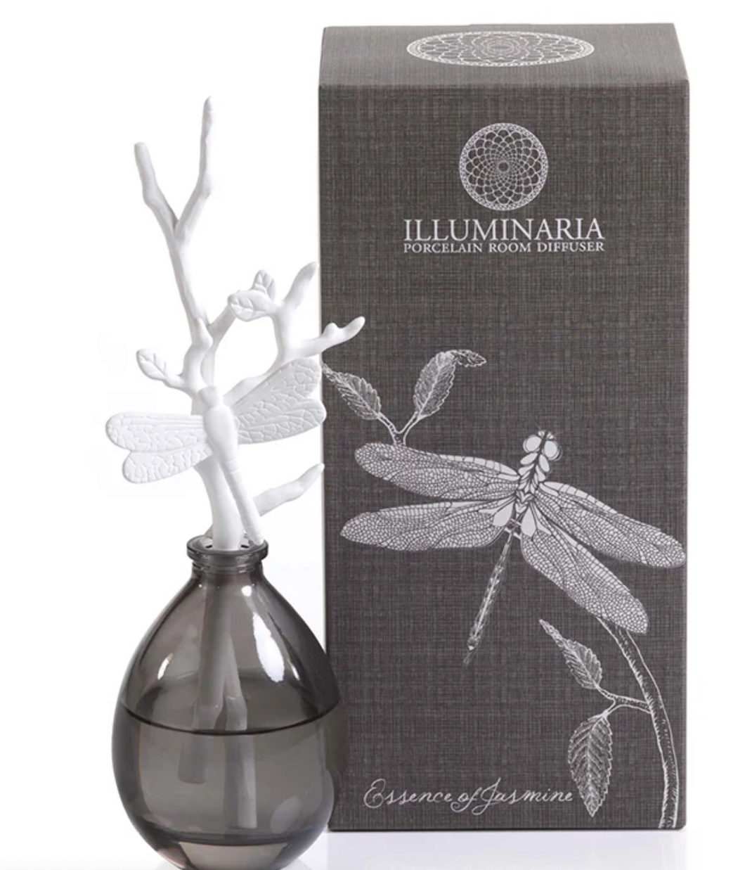 Illuminaria Porcelain Branch Diffuser, Essence of Jasmine