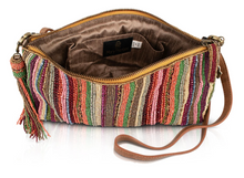 Load image into Gallery viewer, Beaded Between The Lines Handbag
