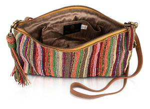 Beaded Between The Lines Handbag