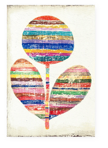 Wood Art Tile, 8"x12"  (5 Styles)