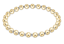 Load image into Gallery viewer, Enewton Bright Silver Faceted Hematite Grateful Pattern 5mm Bead Bracelet
