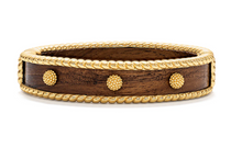 Load image into Gallery viewer, Capucine de Wulf Berry Hinged Small Bangle, Teak
