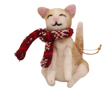 Load image into Gallery viewer, Felt Cat Ornaments (5 Styles)
