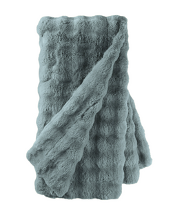 Fab Faux Fur Throw (Ivory, Sand, Dusk)