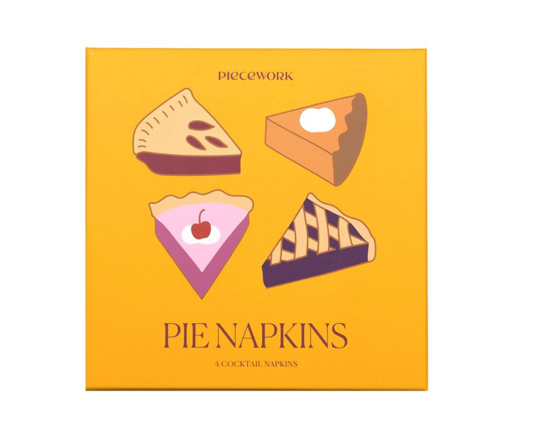 Pie Cocktail Napkins Set