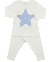 Load image into Gallery viewer, Blue Star 2 Piece Baby Outfit
