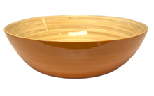 Load image into Gallery viewer, Bamboo Party Bowl (Caramel, Red, Dark Green)
