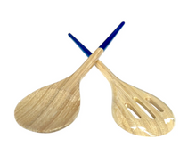 Load image into Gallery viewer, Bamboo Refined Salad Servers (5 Colors)
