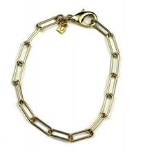 Load image into Gallery viewer, Cristina V Safety Pin Chain Bracelet
