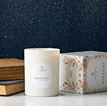 Load image into Gallery viewer, Linnea 2-Wick Midnight Soy Candle
