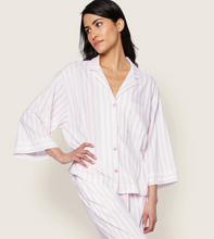 Load image into Gallery viewer, Pima Pajama Set, Pink Stripe
