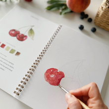 Load image into Gallery viewer, Fruit Watercolor Workbook
