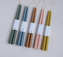 Load image into Gallery viewer, 12" Dipped Taper Candles (5 Colors)
