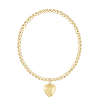 Load image into Gallery viewer, Enewton Extends Classic Gold Bead Bracelet - Love Plush Gold Charm
