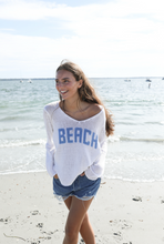 Load image into Gallery viewer, Wooden Ships Knits BEACH V-Neck Cotton Sweater
