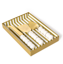 Load image into Gallery viewer, White Beaded Cheese Knives, Set of 3
