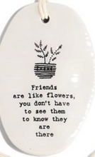 Load image into Gallery viewer, Porcelain Quote Ornament Tiles (12 Styles)

