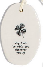 Load image into Gallery viewer, Porcelain Quote Ornament Tiles (12 Styles)
