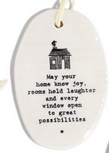 Load image into Gallery viewer, Porcelain Quote Ornament Tiles (12 Styles)
