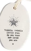 Load image into Gallery viewer, Porcelain Quote Ornament Tiles (12 Styles)
