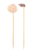 Load image into Gallery viewer, Shell Cocktail Picks - Set of 50
