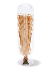 Load image into Gallery viewer, Fireplace Hand Blown Helix Glass Match Cloche
