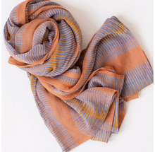Load image into Gallery viewer, Hand Block Printed Scarves, 8 Colors
