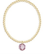 Load image into Gallery viewer, Enewton Classic Gold 3mm Bracelet - Reflection Charm (12 Colors)
