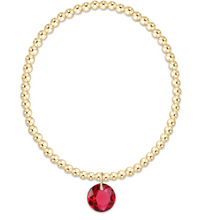 Load image into Gallery viewer, Enewton Classic Gold 3mm Bracelet - Reflection Charm (12 Colors)
