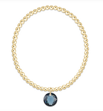 Load image into Gallery viewer, Enewton Classic Gold 3mm Bracelet - Reflection Charm (12 Colors)
