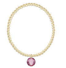 Load image into Gallery viewer, Enewton Classic Gold 3mm Bracelet - Reflection Charm (12 Colors)
