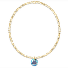 Load image into Gallery viewer, Enewton Classic Gold 2mm Bracelet - Reflection Small Charm (12 Colors)
