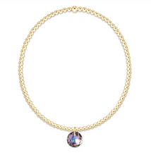 Load image into Gallery viewer, Enewton Classic Gold 2mm Bracelet - Reflection Small Charm (12 Colors)
