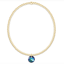Load image into Gallery viewer, Enewton Classic Gold 2mm Bracelet - Reflection Small Charm (12 Colors)
