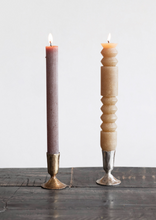 Load image into Gallery viewer, Metal Taper Candlesticks, Pair (Brass or Pewter)
